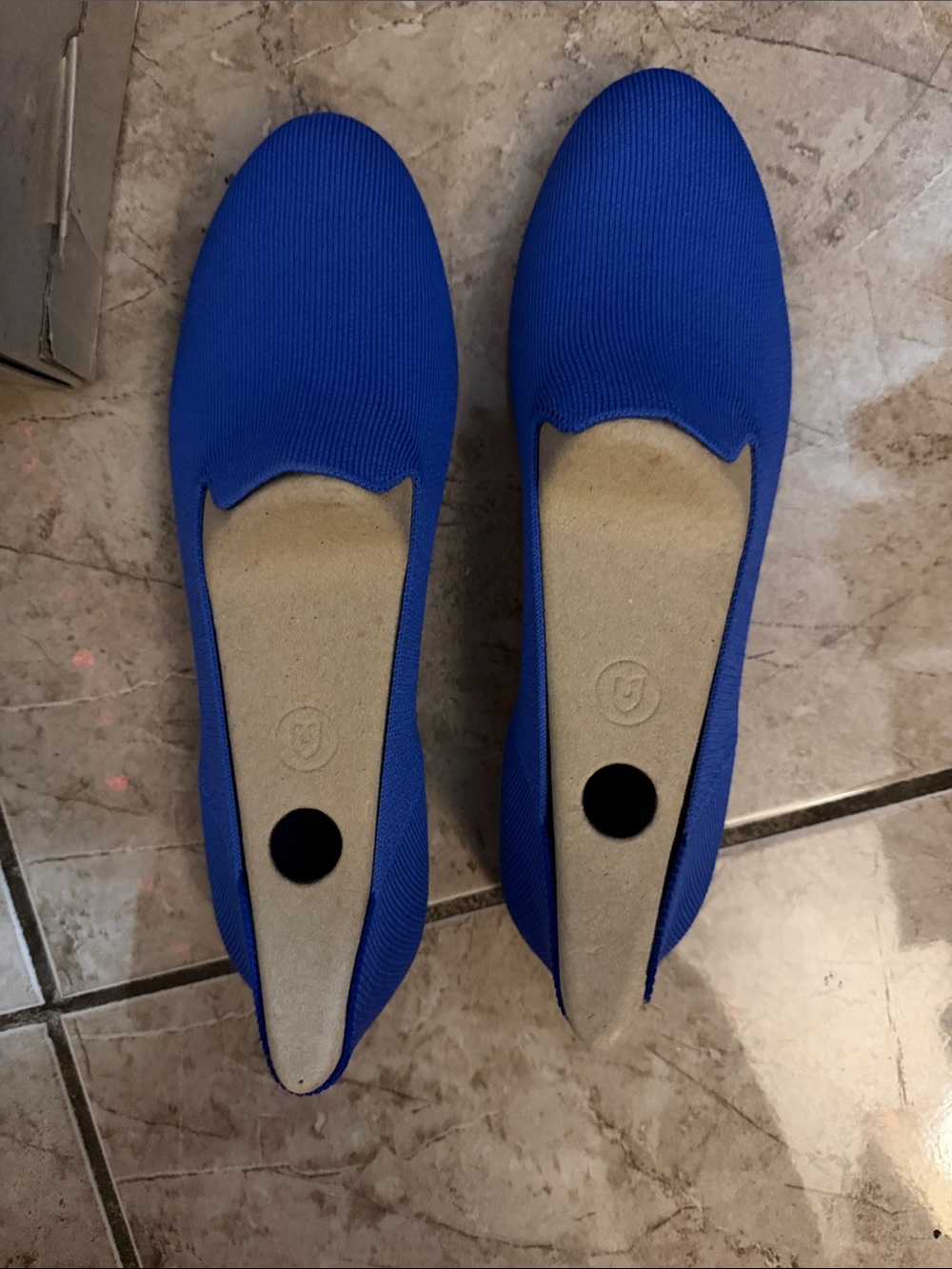 Rothys cornflower blue loafers